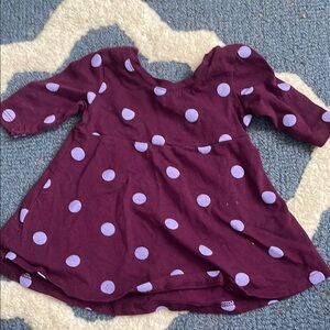 Purple Polka Dot Dress